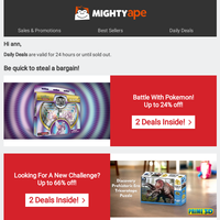 Mighty Ape email thumbnail