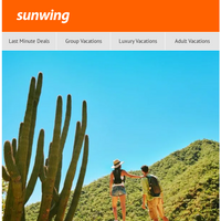 Sunwing Vacations email thumbnail