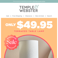 Temple & Webster email thumbnail