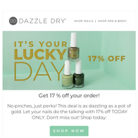 Dazzle Dry email thumbnail