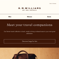 R.M.Williams Australia email thumbnail