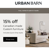 Urban Barn email thumbnail