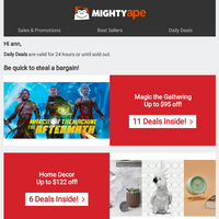 Mighty Ape email thumbnail