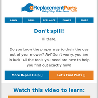 eReplacementParts email thumbnail