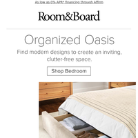 Room & Board email thumbnail