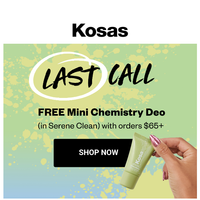 Kosas email thumbnail