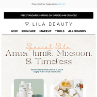 Lila Beauty email thumbnail