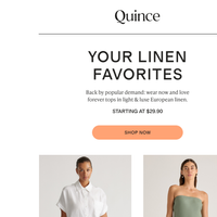 Quince email thumbnail