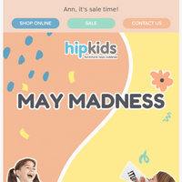 Hip Kids Australia email thumbnail