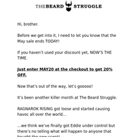 The Beard Struggle email thumbnail