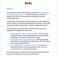 Knixwear Canada email thumbnail