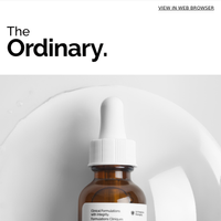 The Ordinary email thumbnail