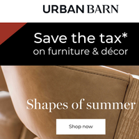 Urban Barn email thumbnail