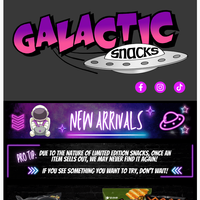 Galactic Snacks email thumbnail