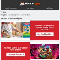 Mighty Ape email thumbnail