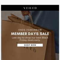 Veiled Collection email thumbnail