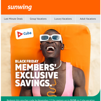 Sunwing Vacations email thumbnail