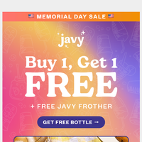 Javy Coffee email thumbnail