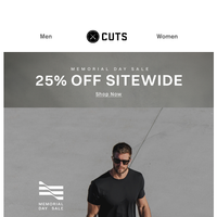 Cuts Clothing email thumbnail