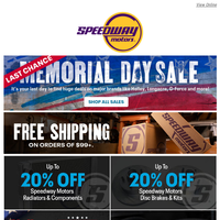 Speedway Motors email thumbnail