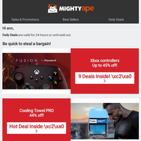 Mighty Ape email thumbnail