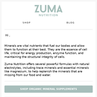 Zuma Nutrition email thumbnail