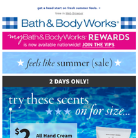 Bath and Body Works email thumbnail