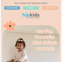 Hip Kids Australia email thumbnail