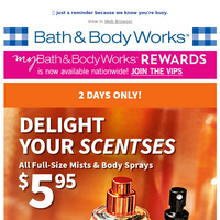 Bath and Body Works email thumbnail