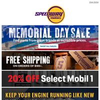 Speedway Motors email thumbnail