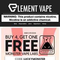 Element Vape email thumbnail