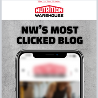 Nutrition Warehouse email thumbnail