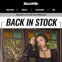 Black Milk Clothing email thumbnail