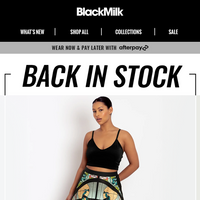 Black Milk Clothing email thumbnail