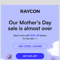 Raycon email thumbnail