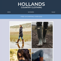 Hollands Country Clothing email thumbnail