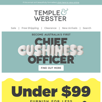 Temple & Webster email thumbnail