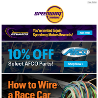 Speedway Motors email thumbnail