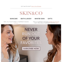 SKIN&CO  email thumbnail