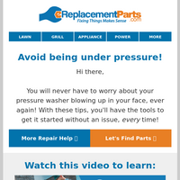 eReplacementParts email thumbnail