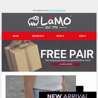 Lamo Footwear email thumbnail