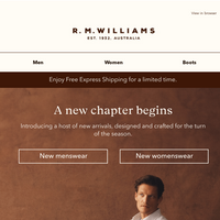 R.M.Williams Australia email thumbnail