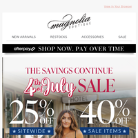 Magnolia Boutique email thumbnail