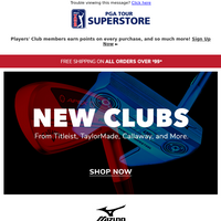 PGA TOUR Superstore email thumbnail