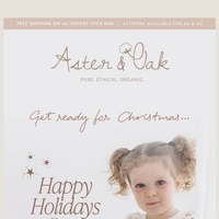 Aster & Oak email thumbnail