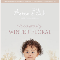 Aster & Oak email thumbnail