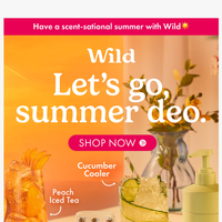 Wild Natural Deodorant email thumbnail