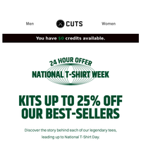 Cuts Clothing email thumbnail