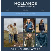 Hollands Country Clothing email thumbnail