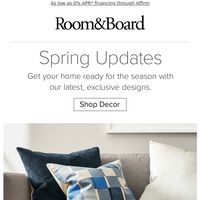 Room & Board email thumbnail